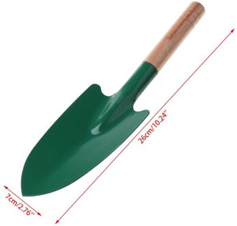 Houten Handvat Versterkte Tuinieren Schop Losse Bodem Planten Gebruik 35ED