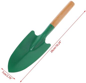 Houten Handvat Versterkte Tuinieren Schop Losse Bodem Planten Use-m20
