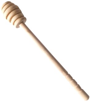 Houten Honing Roer Bar Jar Menglepel Hout Dipper Lange Handvat Honing Roeren Stok Keuken Tool