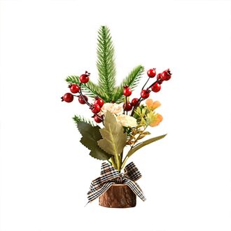 Houten Huisdier Multi-Stijl Venster Kerst Kleine Kerst Ornamenten Boom Festival Tafel Miniatuur Ornament Home Decoration #50