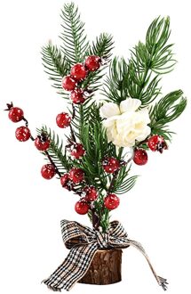 Houten Huisdier Multi-Stijl Venster Kerst Kleine Kerst Ornamenten Boom Festival Tafel Miniatuur Ornament Home Decoration #50