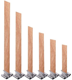 Houten Kaars Wieken, Houten Kaars Lont Cores Met Ijzer Staat, kaars Wieken Voor Diy Kaars Maken Craft Handgemaakte Kaars