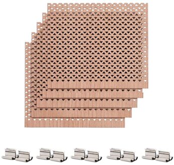 Houten Kaars Wieken Met Metalen Bases Grid Houten Kaars Lont Kaars Cores Voor Handgemaakte Kaars Maken Diy Wax Kaarsen