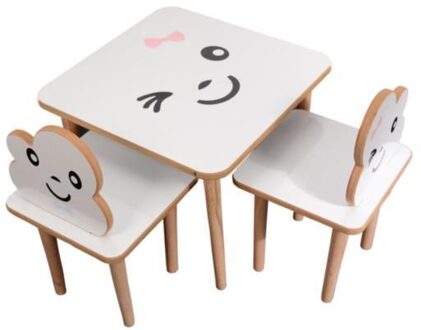 Houten Kind Bureau Stoel Set Kind Bureau Activiteit Tafel Studie Bureau Schilderij Boek