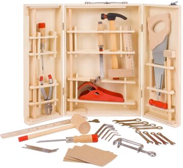 Houten Kinder Gereedschapskist 28 dlg.