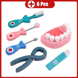 Houten Kinderen Simulatie Arts Speelgoed Echte Leven Injectie Rollenspel Speelgoed Educatief Speelgoed Voor Kinderen Grijs