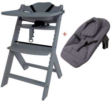 houten kinderstoel Evan bundel grijs