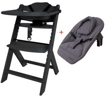 houten kinderstoel Evan bundel zwart