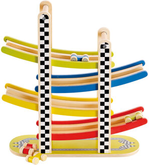 Houten kogel/auto baan