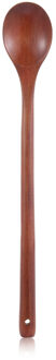 Houten Lange Steel Grote Soep Scoops Koken Scoop Natuurlijke Houten Lepel Soeplepel Ramen Lepel Catering Servies Keuken Gebruiksvoorwerp 2