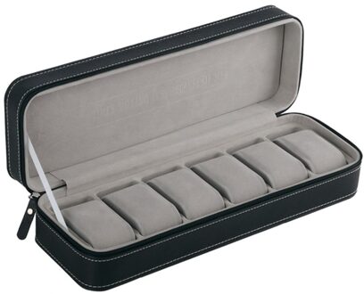 Houten/Lederen 8/10/12 Grids Horloge Display Sunglass Case Duurzaam Verpakking Houder Jewelry Collection Organizer Box DJ113500