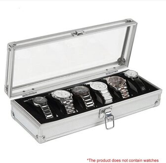Houten/Lederen 8/10/12 Grids Horloge Display Sunglass Case Duurzaam Verpakking Houder Jewelry Collection Organizer Box ZG666500