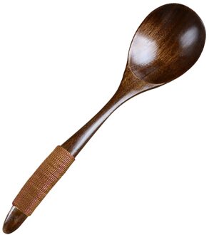 Houten Lepel Bamboe Keuken Koken Gebruiksvoorwerp Tool Soep Lepels Theelepel Catering Voor Kicthen Utens Houten Lepel Japanse Stijl Bruin