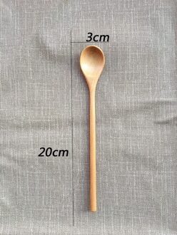 Houten Lepel Bamboe Keuken Koken Gebruiksvoorwerp Tool Soep Theelepel Catering Voor Kicthen Houten Lepel Keukengerei Koffie Apparaat 1