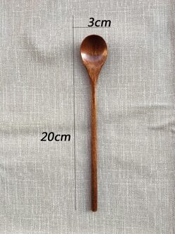 Houten Lepel Bamboe Keuken Koken Gebruiksvoorwerp Tool Soep Theelepel Catering Voor Kicthen Houten Lepel Keukengerei Koffie Apparaat 2