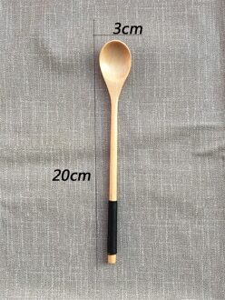 Houten Lepel Bamboe Keuken Koken Gebruiksvoorwerp Tool Soep Theelepel Catering Voor Kicthen Houten Lepel Keukengerei Koffie Apparaat 4