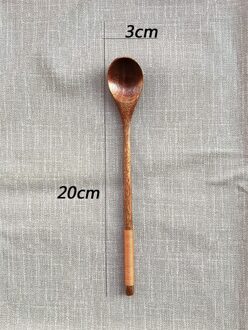 Houten Lepel Bamboe Keuken Koken Gebruiksvoorwerp Tool Soep Theelepel Catering Voor Kicthen Houten Lepel Keukengerei Koffie Apparaat 5
