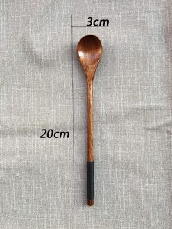 Houten Lepel Bamboe Keuken Koken Gebruiksvoorwerp Tool Soep Theelepel Catering Voor Kicthen Houten Lepel Keukengerei Koffie Apparaat 6