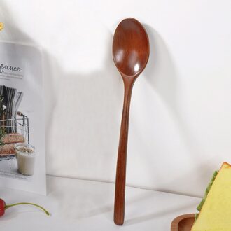 Houten Lepel Vork Bamboe Keuken Kookgerei Gereedschap Soep-Theelepel Servies Keuken Accessoires Gebruiksvoorwerpen Keuken Gereedschap 1