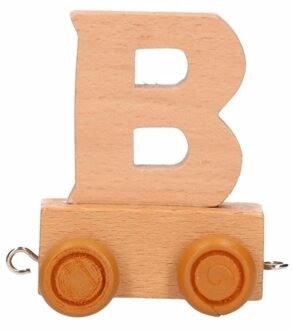 Houten letter trein B - Action products
