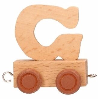 Houten letter trein G