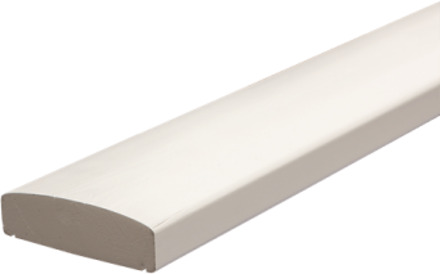 Houten Leuning Buiten Wit 209 CM Black