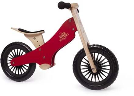 houten loopfiets vanaf 2 jaar - Rood Multikleur