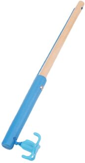 Houten Magnetische Hengel Speelgoed Voor Kinderen Vissen Game Accessoires blauw-24