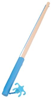 Houten Magnetische Hengel Speelgoed Voor Kinderen Vissen Game Accessoires blauw-30
