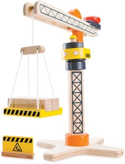 Houten Mini Hijskraan, Afmeting: 38 x 24 x 36 cm