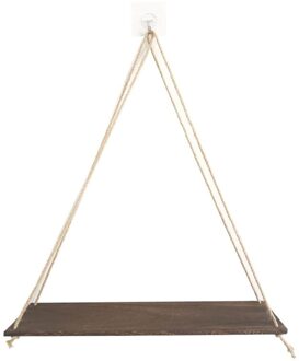 Houten Muur Opknoping Planter Bloempot Plank Opbergrek Huis Tuin Decor koffie S