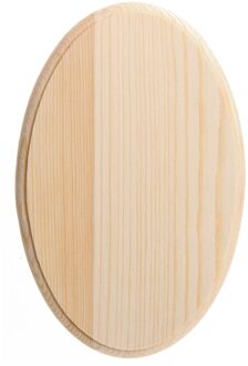 Houten Naambord Ovaal