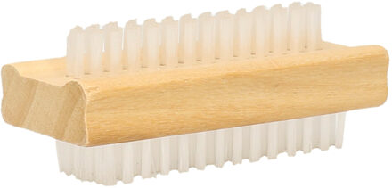Houten nagelborstel - lengte 10 cm - hout met kunststof