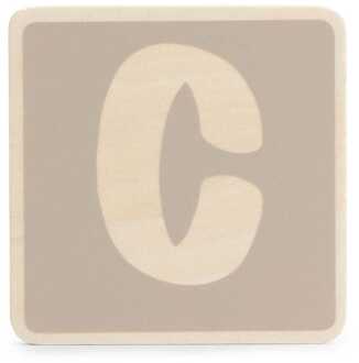 houten namentrein letter C