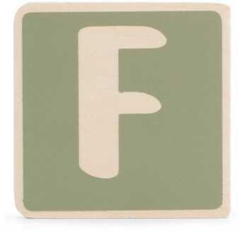 houten namentrein letter F