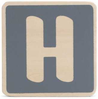 houten namentrein letter H
