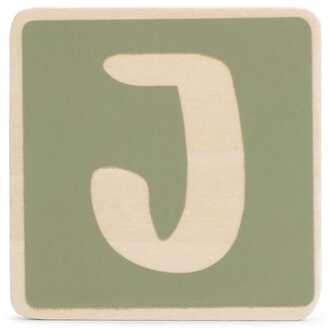 houten namentrein letter J