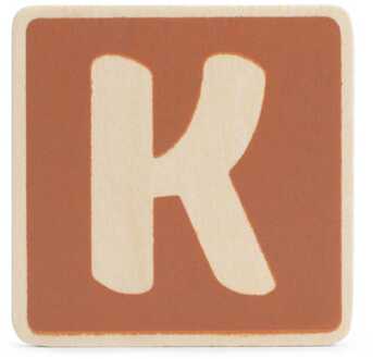 houten namentrein letter K