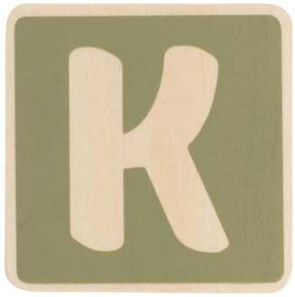 houten namentrein letter K