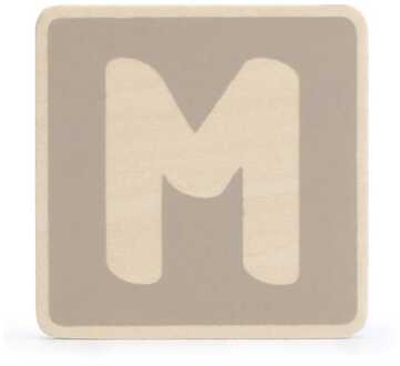 houten namentrein letter M
