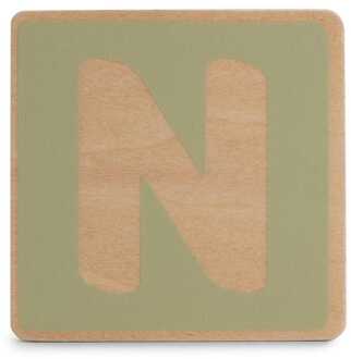 houten namentrein letter N