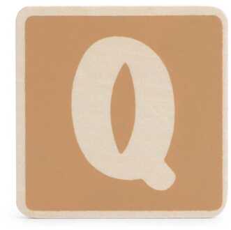 houten namentrein letter Q