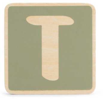 houten namentrein letter T