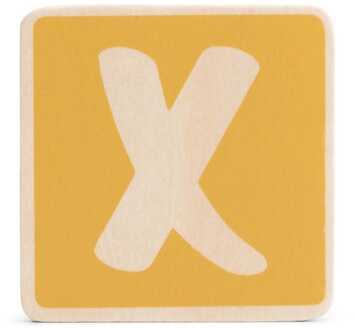 houten namentrein letter X