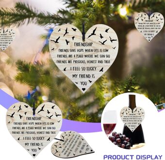 Houten Opknoping Teken Ornamenten Woonkamer Decoratie Tuin Decoratie Outdoor Led Tuin Accessoires Outdoor Decoratie Gazon