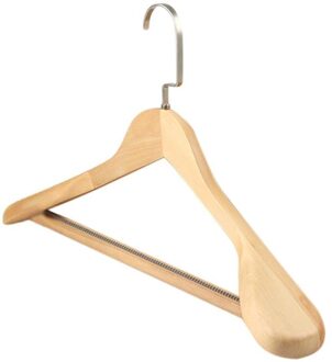 Houten Pak Hanger Brede Schouder Natuurlijke Houten Jas Kleerhangers Duurzaam Garderobe Kleding Opknoping Rack Colgador De Ropa F