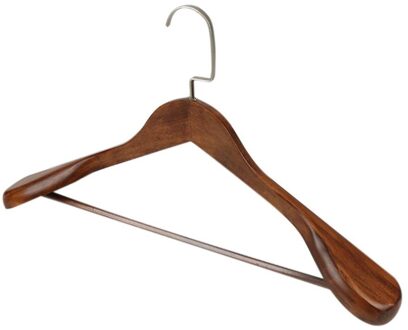 Houten Pak Hanger Brede Schouder Natuurlijke Houten Jas Kleerhangers Duurzaam Garderobe Kleding Opknoping Rack Colgador De Ropa