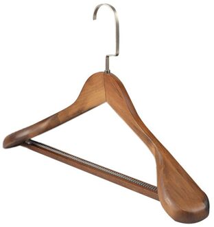Houten Pak Hanger Brede Schouder Natuurlijke Houten Jas Kleerhangers Duurzaam Garderobe Kleding Opknoping Rack Colgador De Ropa