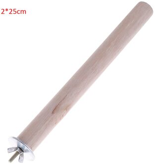 Houten Papegaai Stand Stok Baars voor BirdsToy Vogelkooi Accessoires 1Pc 2x25cm