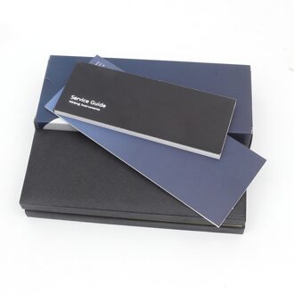 Houten Pen Box Hold 1 Pcs Balpen Rollerball Vulpen Pak Voor Alle Pennen blauw papier doos